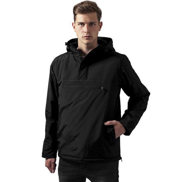 Férfi kabát Urban Classics Padded Pull Over Jacket black