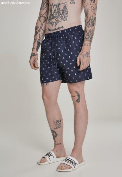 Urban Classics Pattern?Swim Shorts anchor/navy