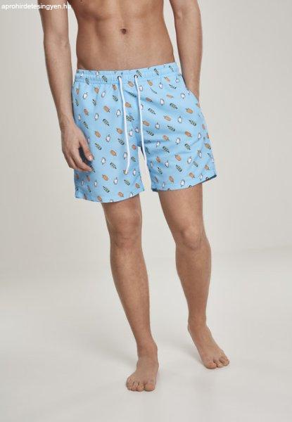 Urban Classics Pattern?Swim Shorts lightblue/ice