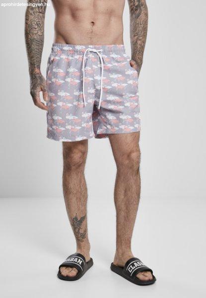 Urban Classics Pattern Swim Shorts flamingo aop