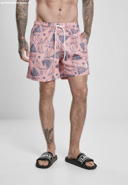 Urban Classics Pattern Swim Shorts yacht aop