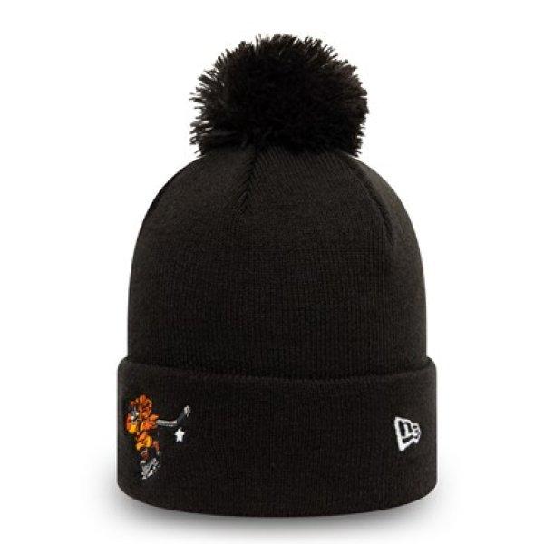 Gyerek sapka New Era Kids GOOFY CHARACTER SPORTS BLACK BOBBLE BEANIE HAT