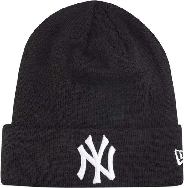 Sapka NEW ERA MLB essential cuff knit NEYYAN NY  Black White