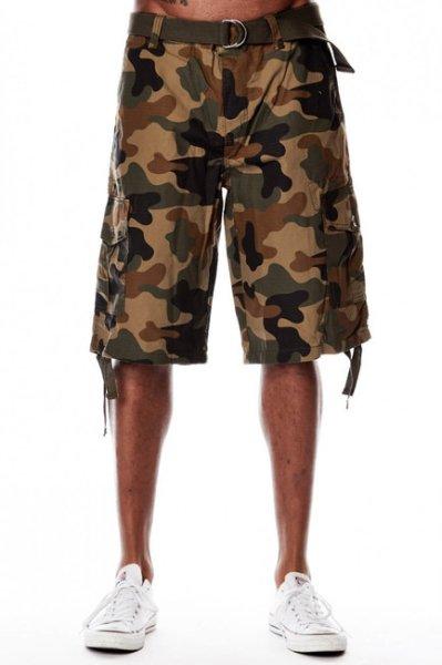 Southpole Cargo Shorts Deep Woodland 9001-3345