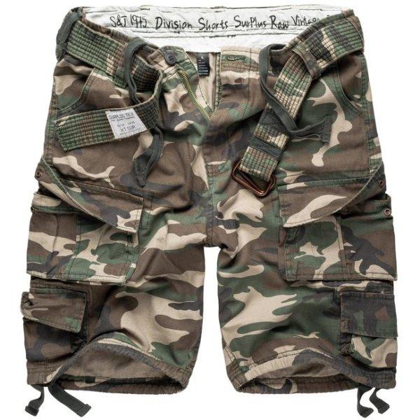 Rovid nadrag Surplus Division Shorts Woodland