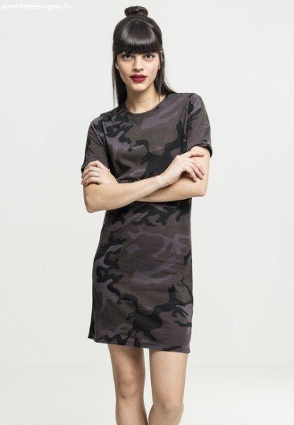 Urban Classics Ladies Camo Tee Dress dark camo