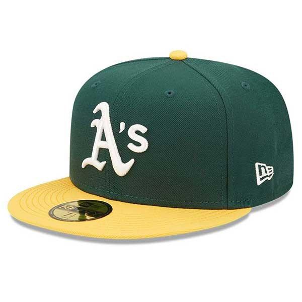 Sapkák New Era 59Fifty MLB Oakland Athletics Dark Green Fitted cap