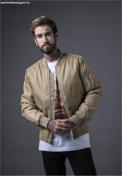 Urban Classics Basic Bomber Jacket beige