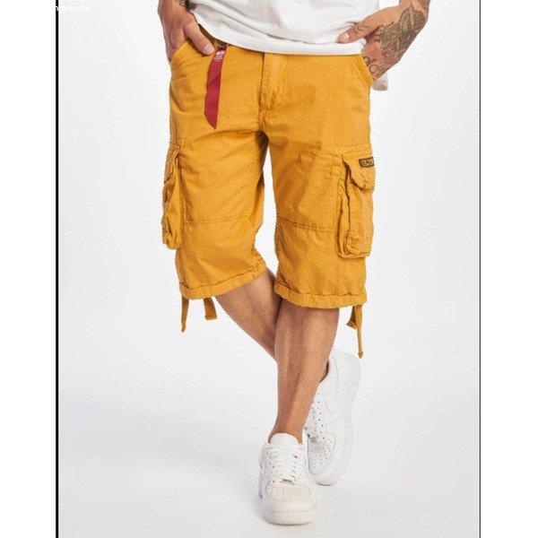 Férfi rovid nadrág Alpha Industries Jet Shorts Yellow