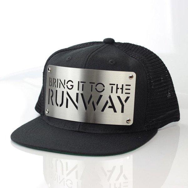 Karl Alley Runaway Mesh Snapback Black Silver