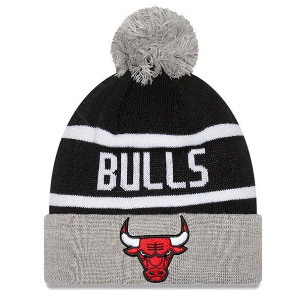 Gyerek Téli New Era NBA Chicago Bulls Kids Black Beanie