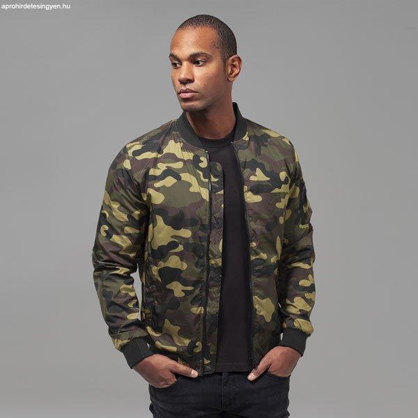 Urban Classics Light Camo Bomber Jacket woodcamo