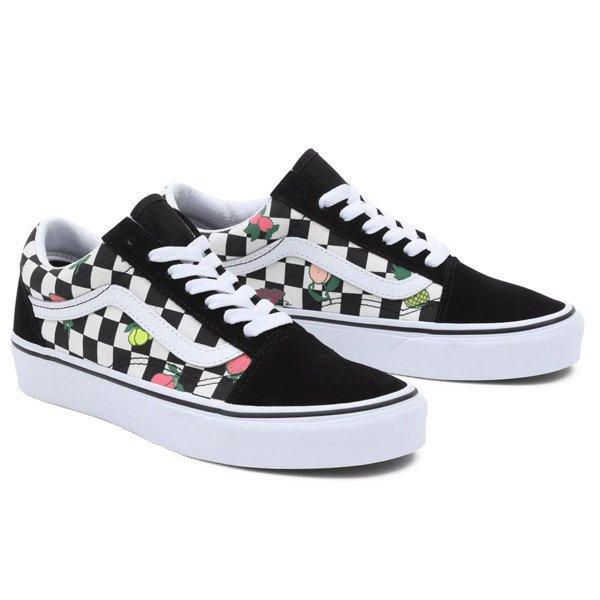 Cipo Vans Old Skool FRUIT CHECKERBOARD BLACK/WHITE