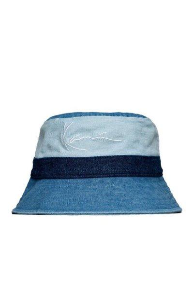 Karl Kani KK Signature Block Denim Bucket Hat blue