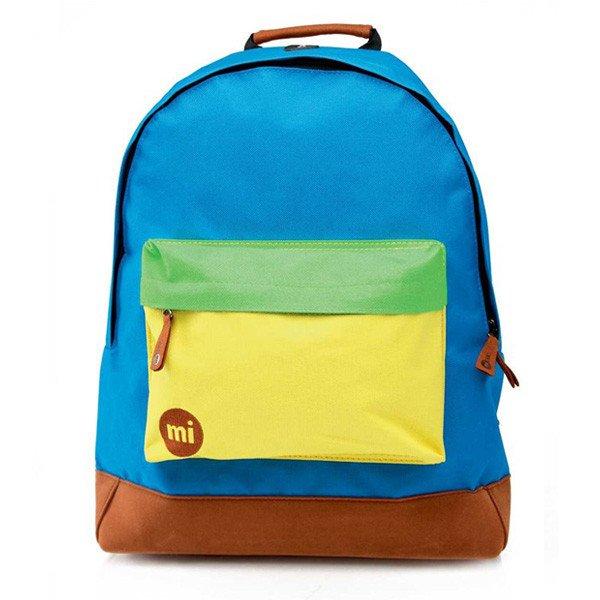 Mi-Pac Classic Tri-Tone Backpack Blue Yellow Green