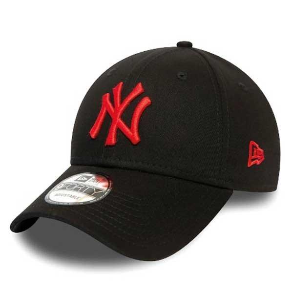 sapka New Era 9FORTY Essential NY Yankees Black Red Adjustable cap