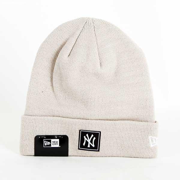 Sapka NEW ERA MLB Team NY Yankees Cuff Beanie Beige