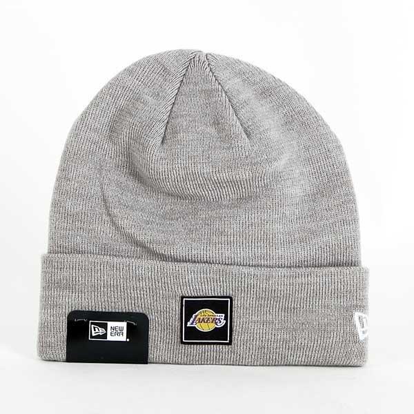 Sapka NEW ERA NBA Team LA Lakers Front Door Grey Cuff Beanie