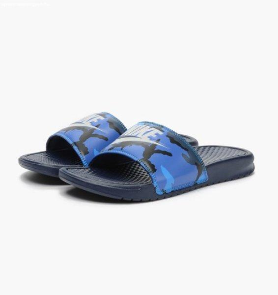 Nike Benassi Just Do It Print Navy