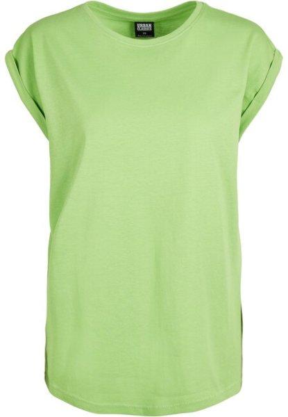 Urban Classics Ladies Extended Shoulder Tee ghostgreen