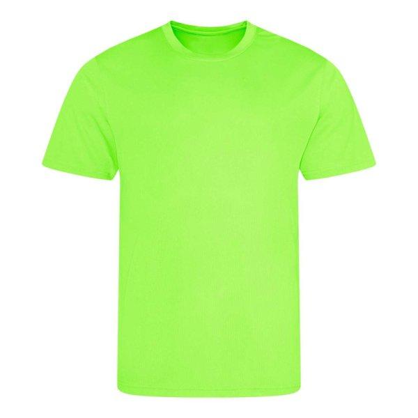 JC001 környakas sport férfi póló Just Cool, Electric Green-XL