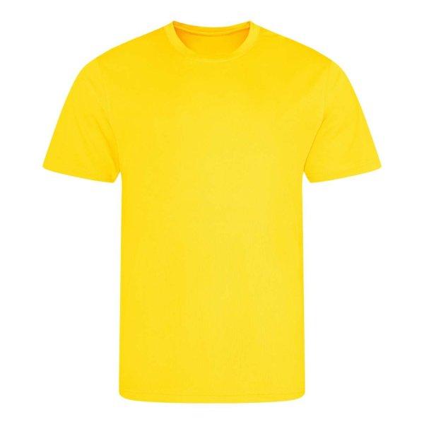 JC001 környakas sport férfi póló Just Cool, Sun Yellow-3XL