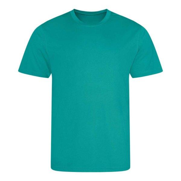 JC001 környakas sport férfi póló Just Cool, Turquoise Blue-XL