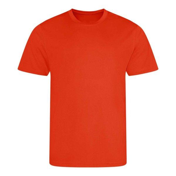 JC001 környakas sport férfi póló Just Cool, Orange Flame-XS