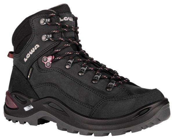 Lowa Renegade GTX Mid Ls trekking cipő, fekete/prune