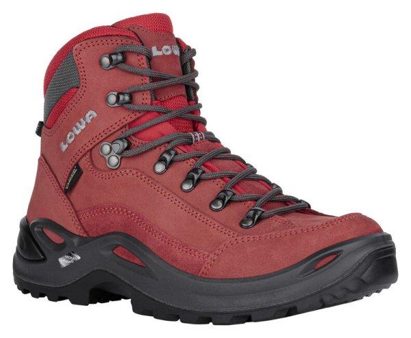 Lowa Renegade GTX Mid Ls trekking cipő, chili