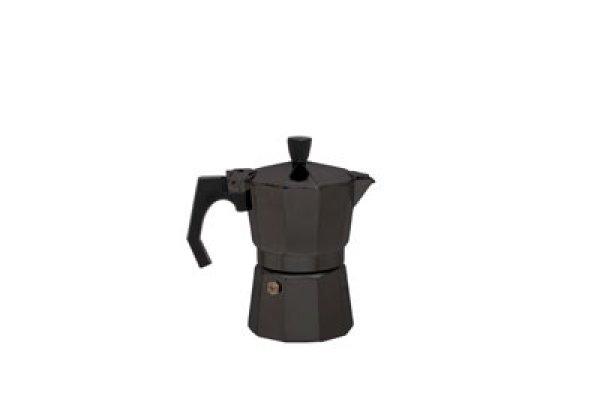 Origin Outdoors Espresso kávéfőző 3 csészéhez, fekete