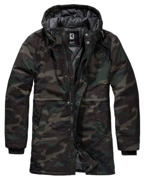 Brandit Grid Camo Parka, erdei tájkép