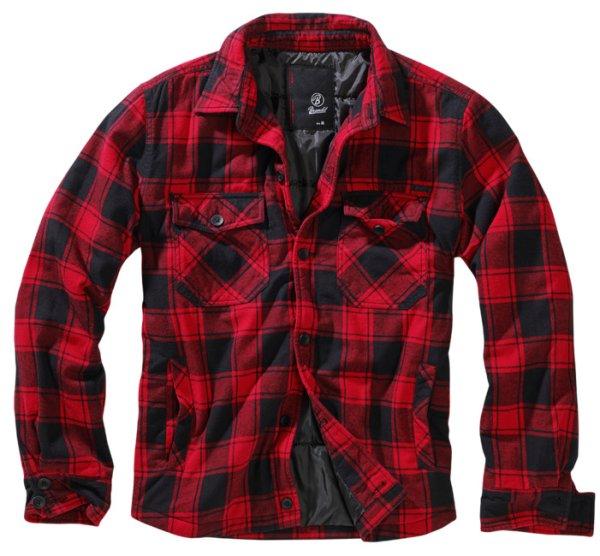 Brandit Lumberjacket dzseki, piros-fekete