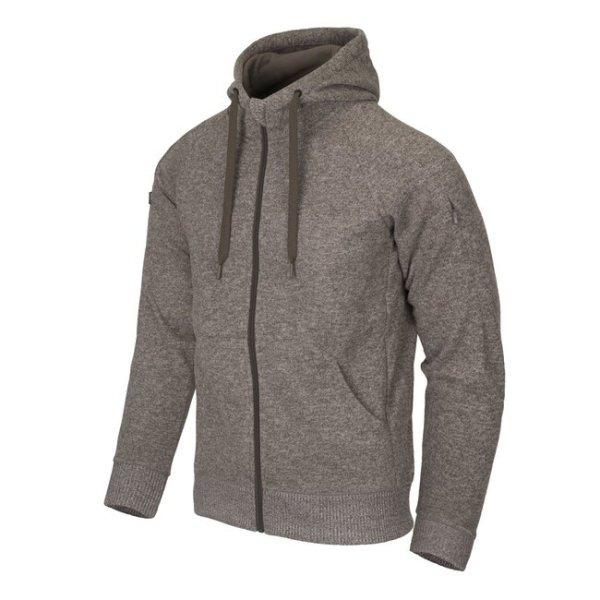 Helikon-Tex Covert Taktikai kapucnis pulóver (FullZip) - Melange Light Tan