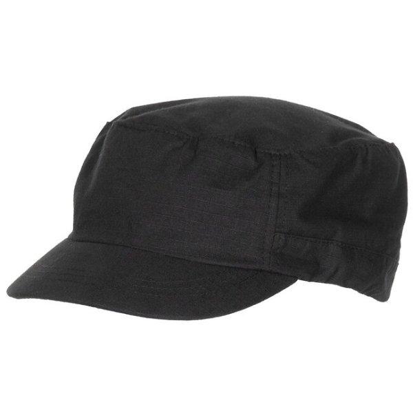 MFH Mezei sapka US Cap Rip-Stop, fekete, Elasti-Fit