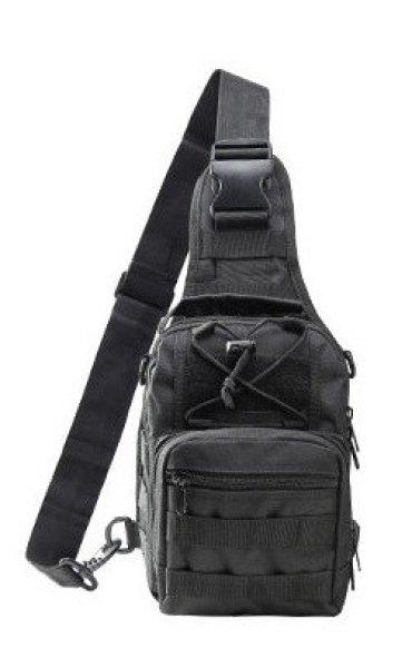 WARAGOD Soldat assault S crossbody táska, fekete