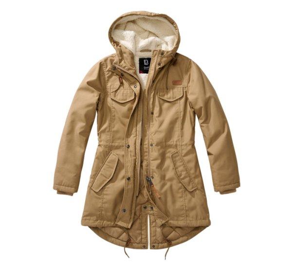 Brandit Marsh lake parka női téli kabát kapucnival, khaki