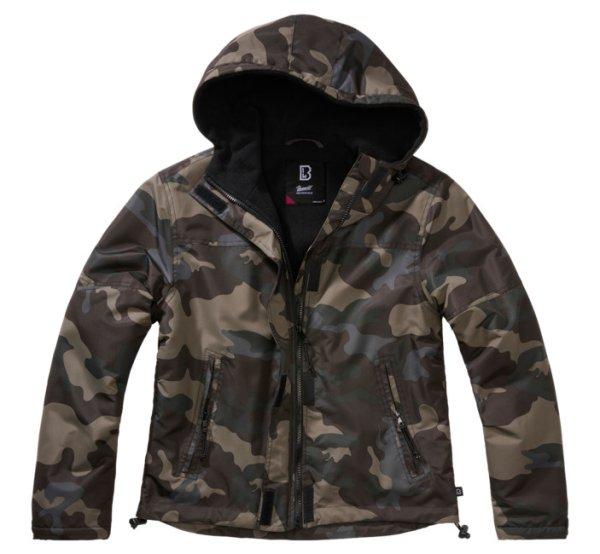 Brandit Windbreaker Frontzip női viharkabát, darkcamo