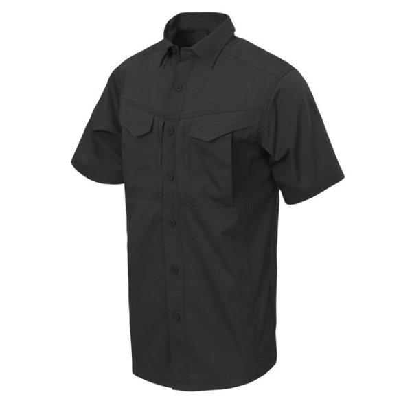 Helikon-Tex DEFENDER Mk2 rövid ujjú ing - PolyCotton Ripstop - fekete