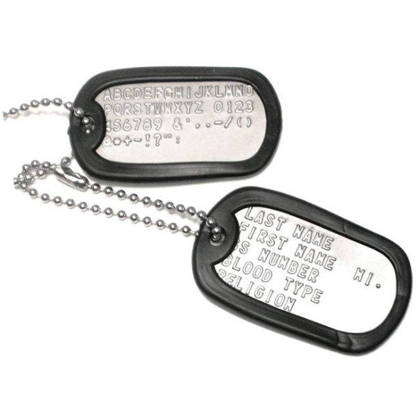 Címkebélyegzés dögcédulákra - Dog Tags