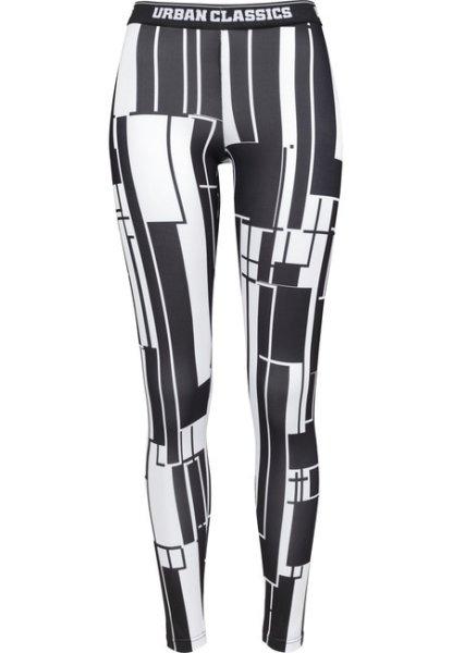 Urban Classics női Graphic Sports leggings, fekete