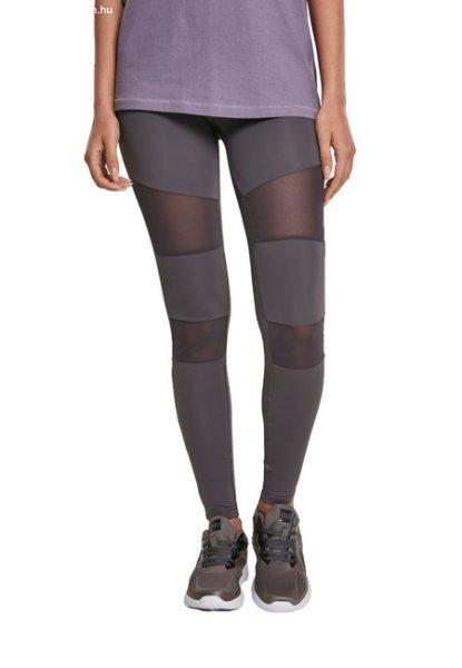 Urban Classics női Tech Mesh leggings, dark grey