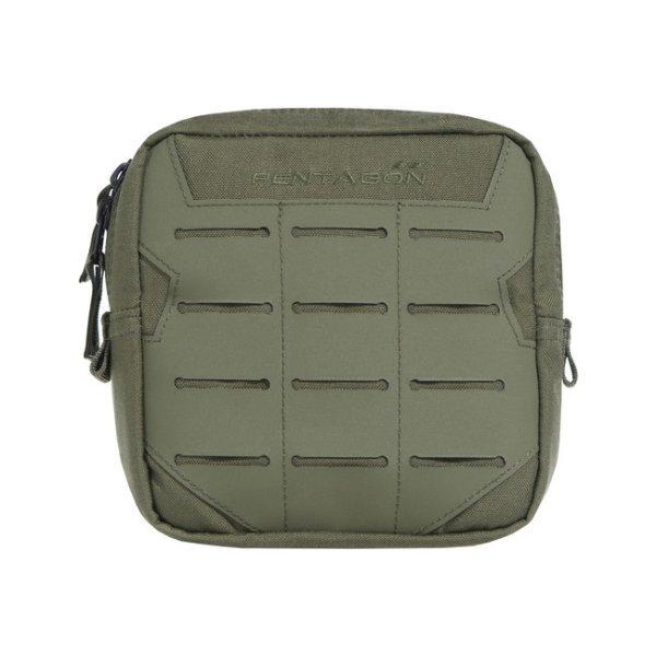 Pentagon Elpis molle zseb 15x15cm, olivazöld