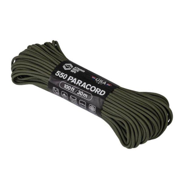 ATWOOD® 550 Paracord kötél (100 ft / 30 m) - Olive Drab (55024CB)