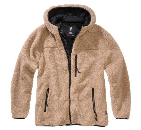 Brandit Teddy női fleece dzseki, camel