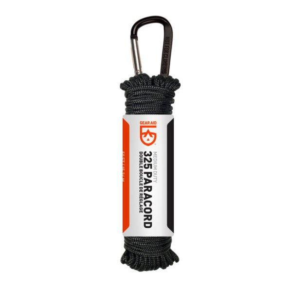 GearAid Paracord 325' 15 m fekete