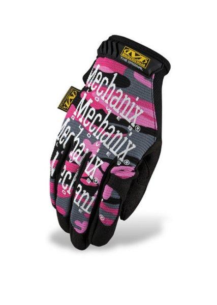 Mechanix Original pink camo, taktikai női kesztyű