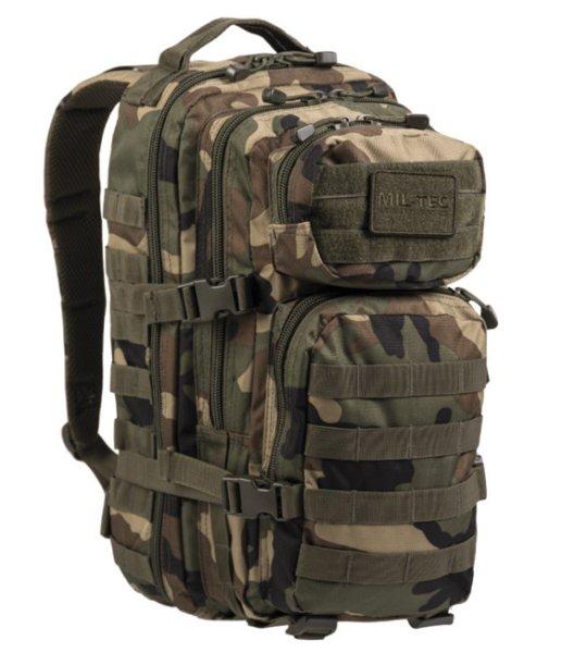 Mil-Tec US Assault Small hátizsák woodland, 20l