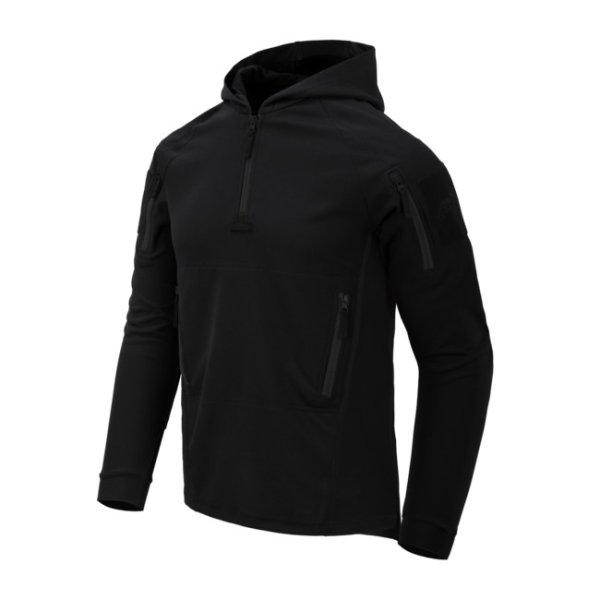 Helikon-Tex Range Hoodie - Topcoat kapucnis pulóver, fekete