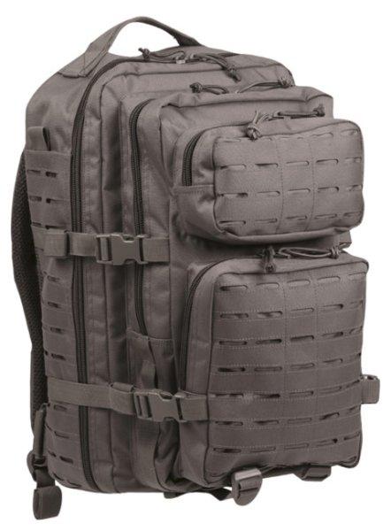 Mil-Tec hátizsák US Assault Large Laser Cut, szürke, 36L